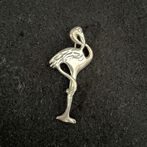 925 SILVER  FLAMINGO BROOCH